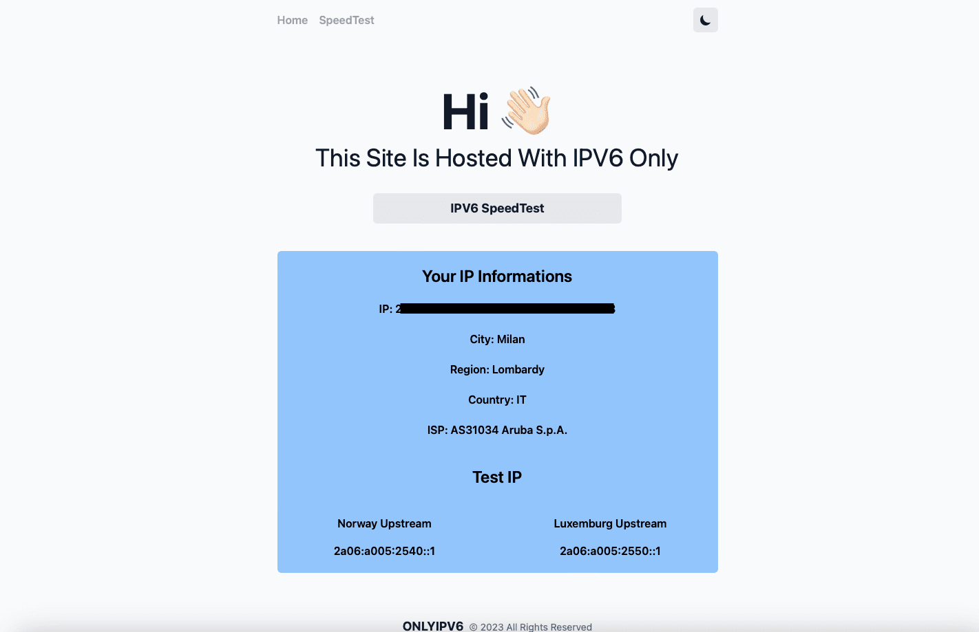 ONLYIPV6